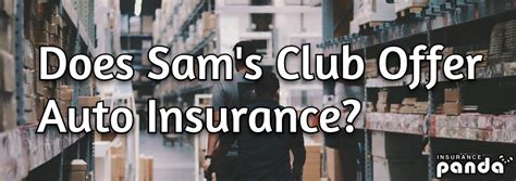 does sams club sell insurance.